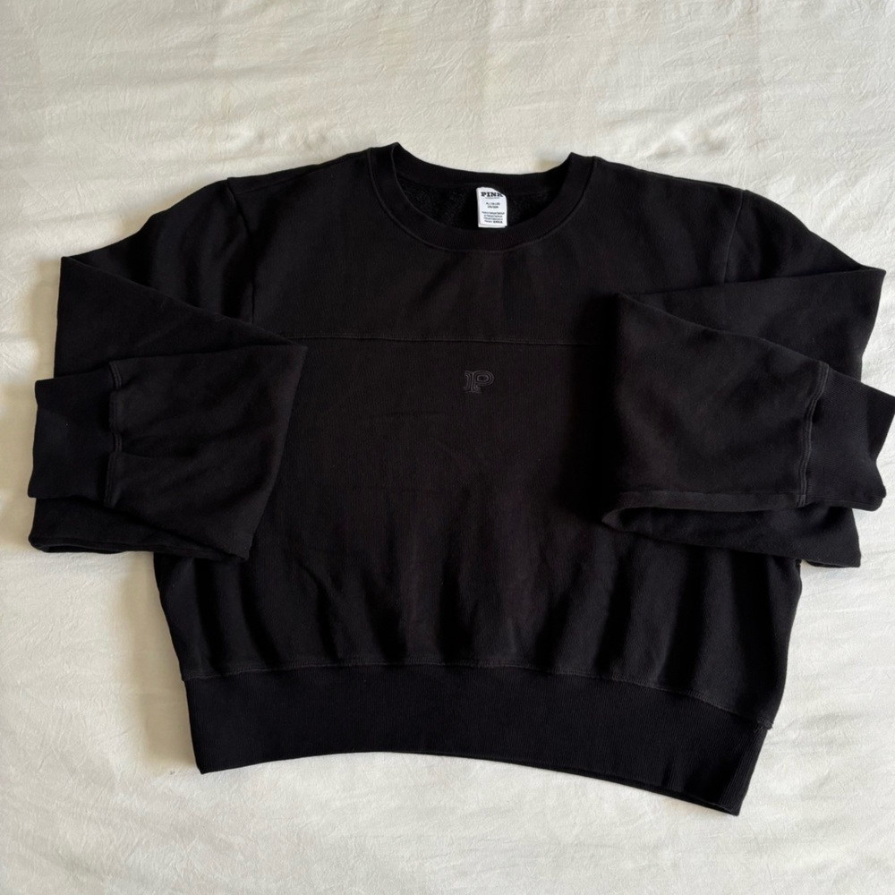 Pink Cropped Crewneck